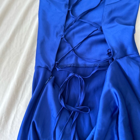 WeWoreWhat | Sold out royal blue slip dress - Picture 6 of 6